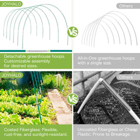 JoyHalo frost protection setup shields seedlings during cold snaps