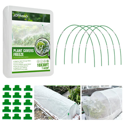 JoyHalo winter protection kit in a full setup shield seedlings from frost