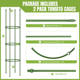 Joyhalo multipurpose climbing plants support for tomatoes, beans, and more.