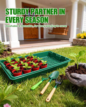 Joyhalo trays support seed starting, microgreens, and indoor gardening projects.