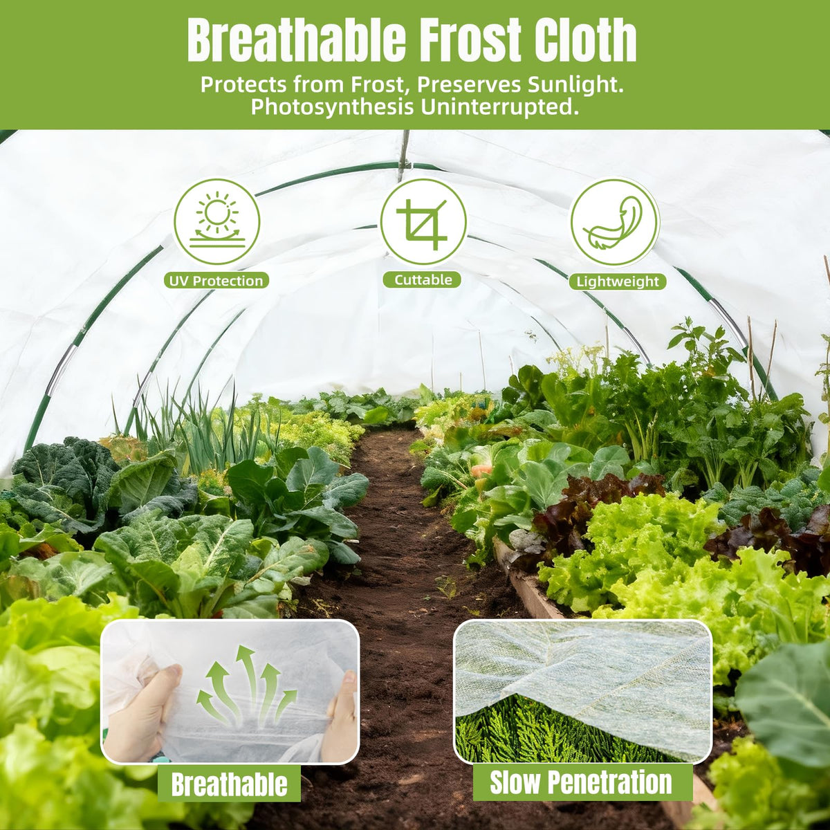JoyHalo plant cover in winter size ready to protect crops