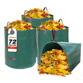 Joyhalo 72-gallon yard bag setup for large debris collection