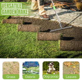 Joyhalo rubber comfort grip reduces fatigue during raking