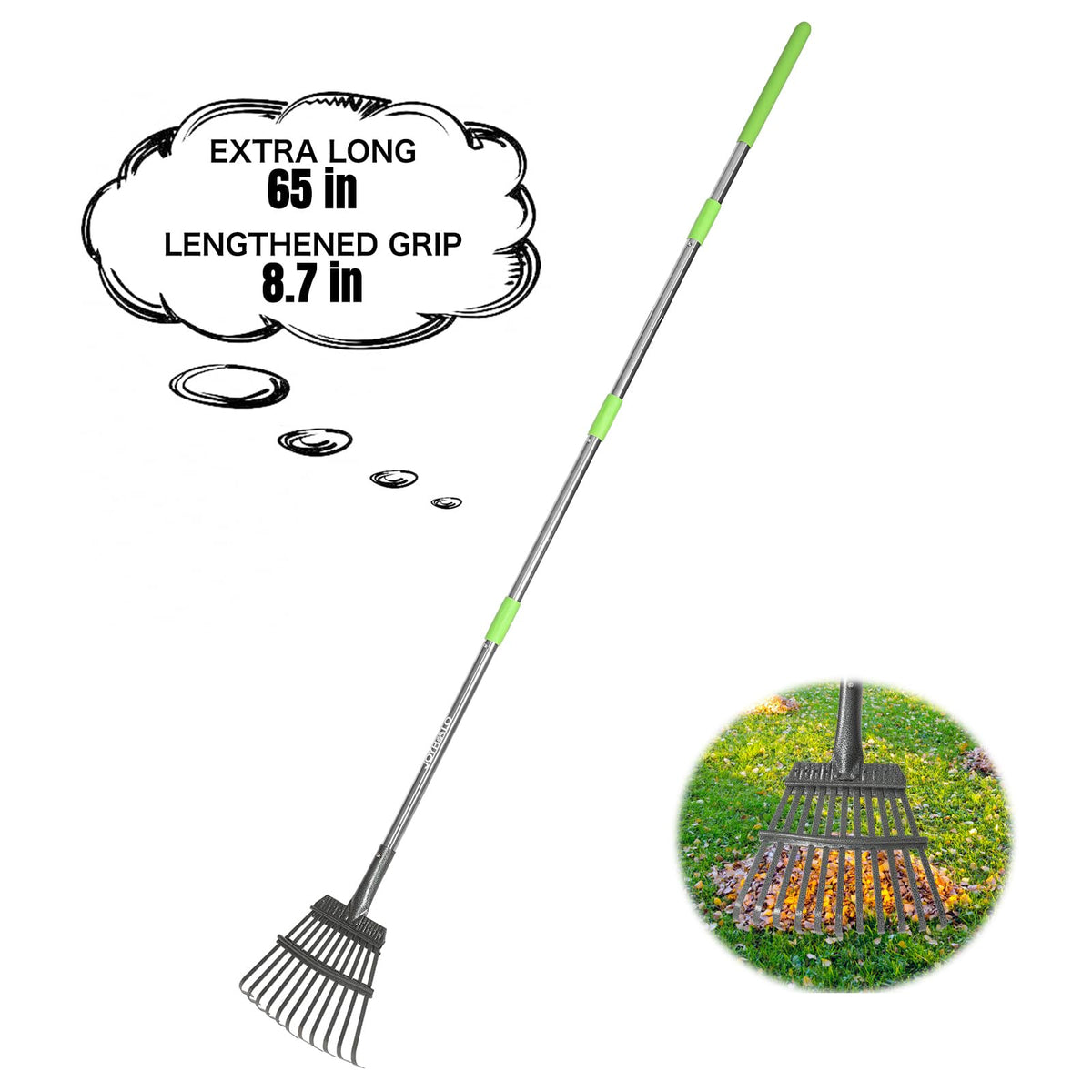 Joyhalo helps collect leaves and debris with controlled precision