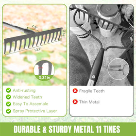 Joyhalo stainless steel handle resists deformation for durability