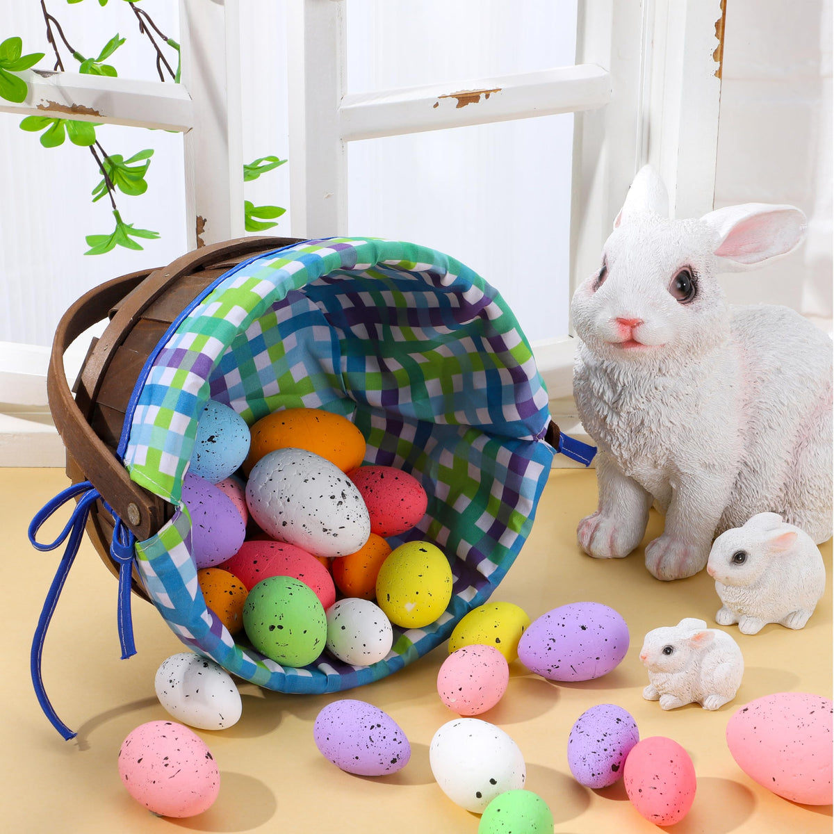 JOYIN Easter Basket with durable construction for repeated seasonal use