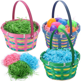 The JOYIN Easter basket packaging and setup are ready for events.