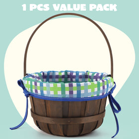 JOYIN Easter Basket with Handle highlighted for easy transport during hunts