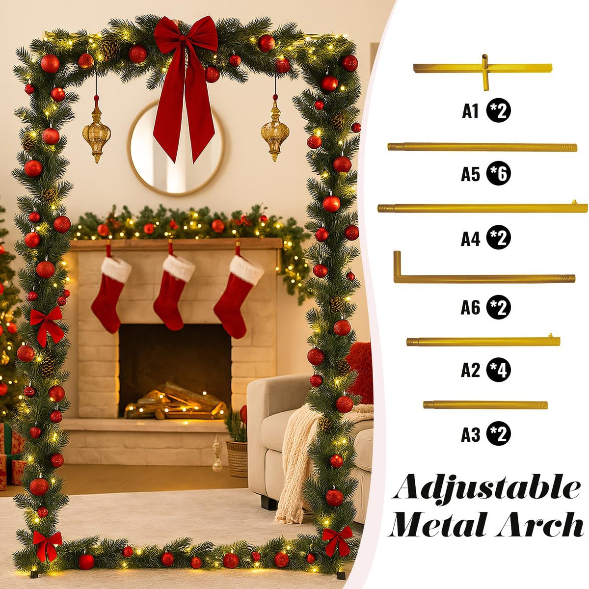 JOYOUSQ assembly-easy buckle design enables quick setup.