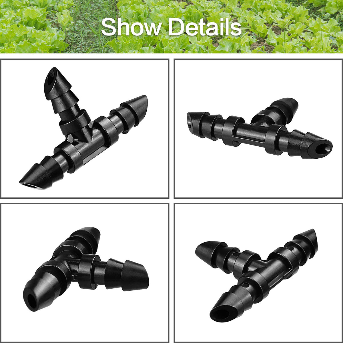 JoyPro versatile for garden, greenhouse, and lawn irrigation setups.