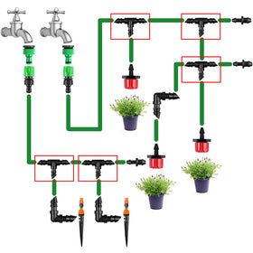 JoyPro 60-piece pack supports expanding your drip irrigation network.