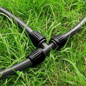 JOYPRO versatile barbed-locked tees fit various 1/2" tubing layouts.