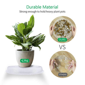 JOYSEUS plant saucer 13 inch floor protection prevents leaks and spills