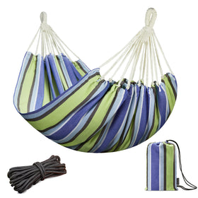 JoyView Brazilian double hammock bed setup for two outdoors