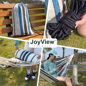 JoyView Brazilian double hammock dimensions 86.6x59 inches