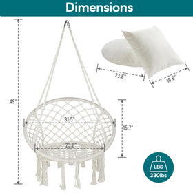 JoyView hammock chair installation mount laid out for easy setup indoors or on the patio