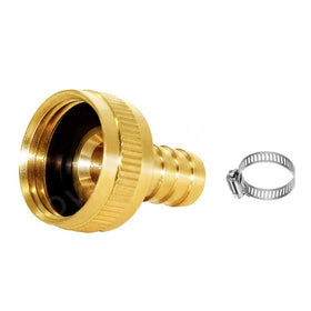 Joywayus 58-barb to 34-female GHT connector close-up for sturdy fittings.