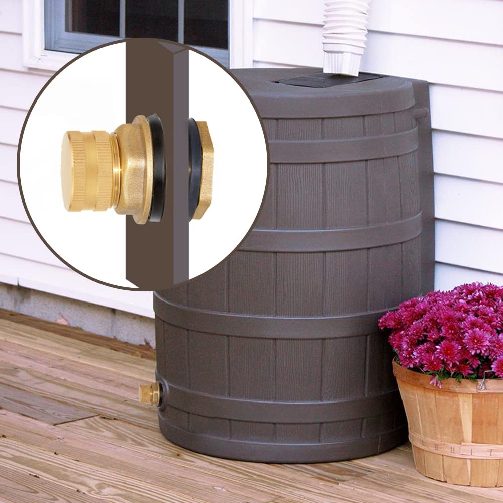 Joywayus brass garden hose cap shows secure seal and rust resistance.