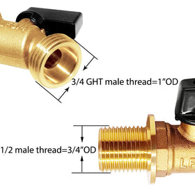 Joywayus bulkhead fitting for secure container mounting.
