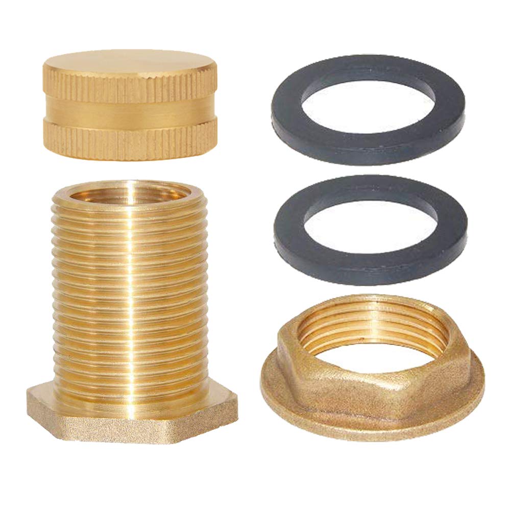 Joywayus bulkhead fitting installation with threaded connections shown.