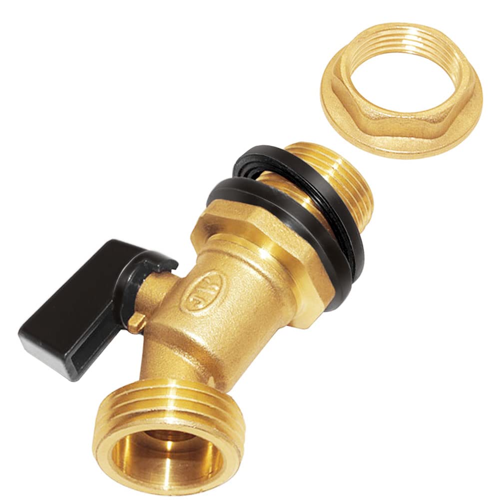 Joywayus corrosion-resistant brass construction withstands outdoor weather.