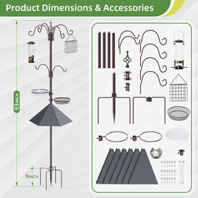 JOYWINK garden-ready feeder set shown in a sunny yard setting for backyard birds