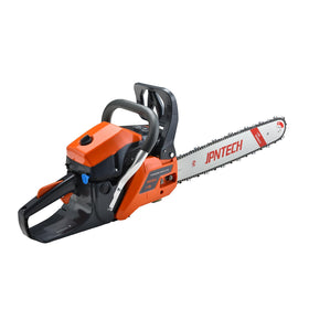 JPNTECH 60cc gas chainsaw with a 20-inch bar for efficient firewood cutting