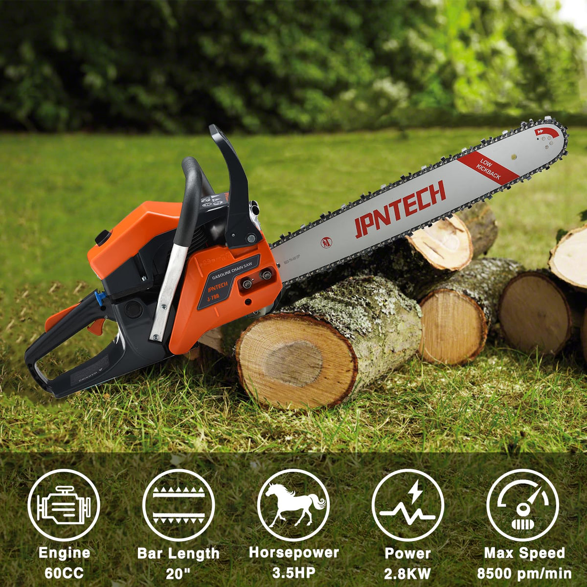 JPNTECH ergonomic handle reduces fatigue during long yard work