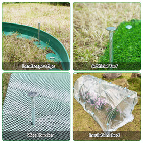 JPOIP pack of 200 landscape stakes for versatile projects.