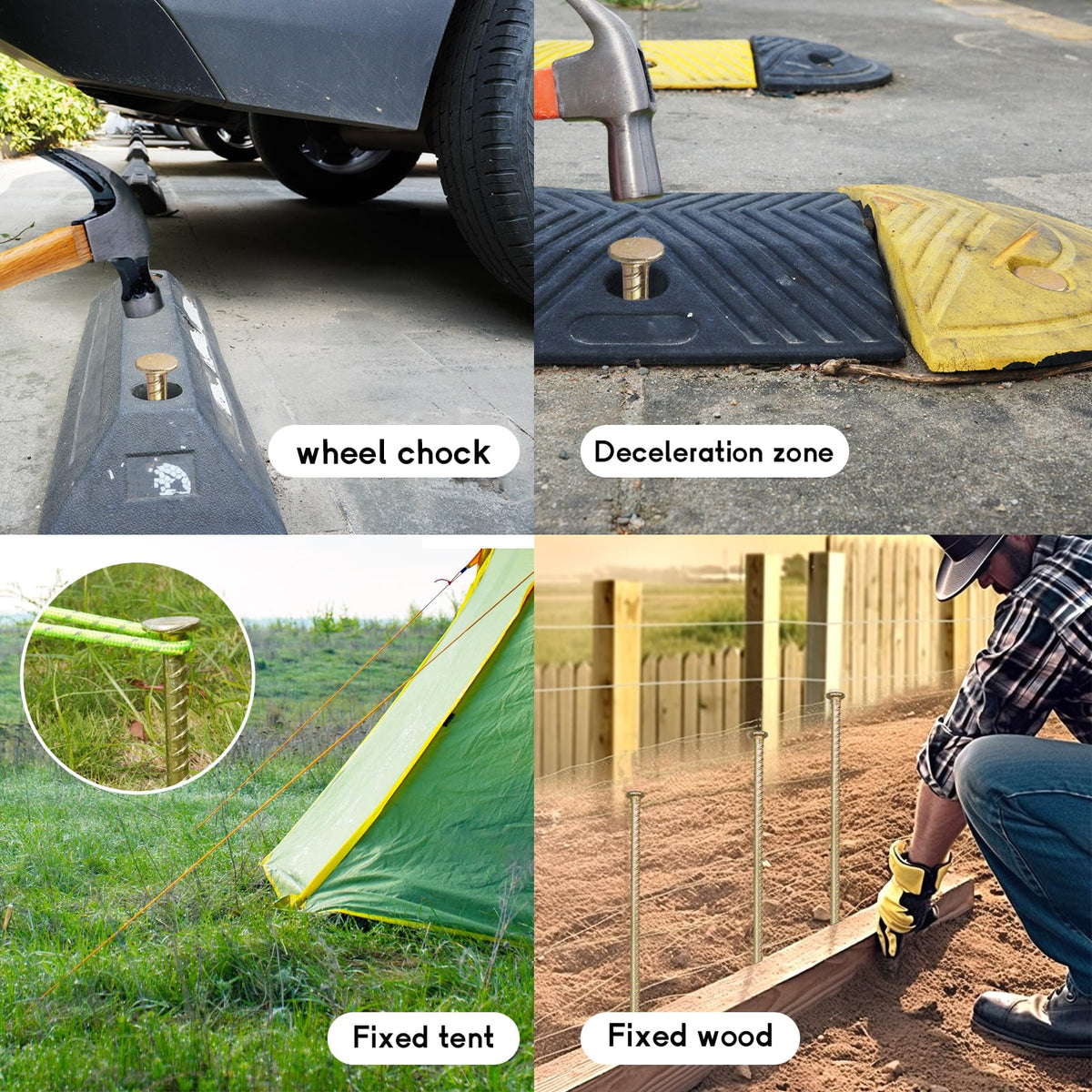 JPOIP speed bump application showing versatile anchoring