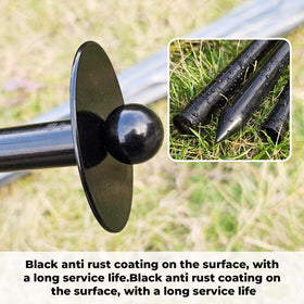 JPOIP three-piece assembly streamlines setup without tools for quick garden projects.