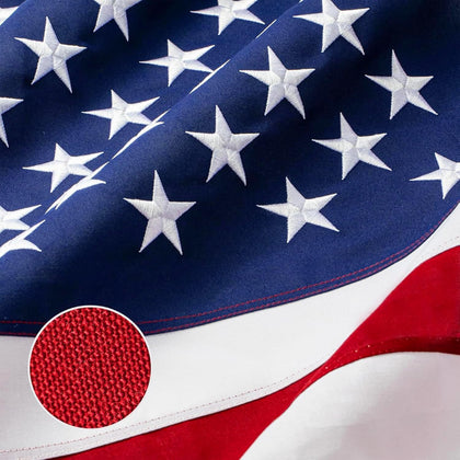JPorton American Flag 4x6ft outdoor view highlights weather-ready durability