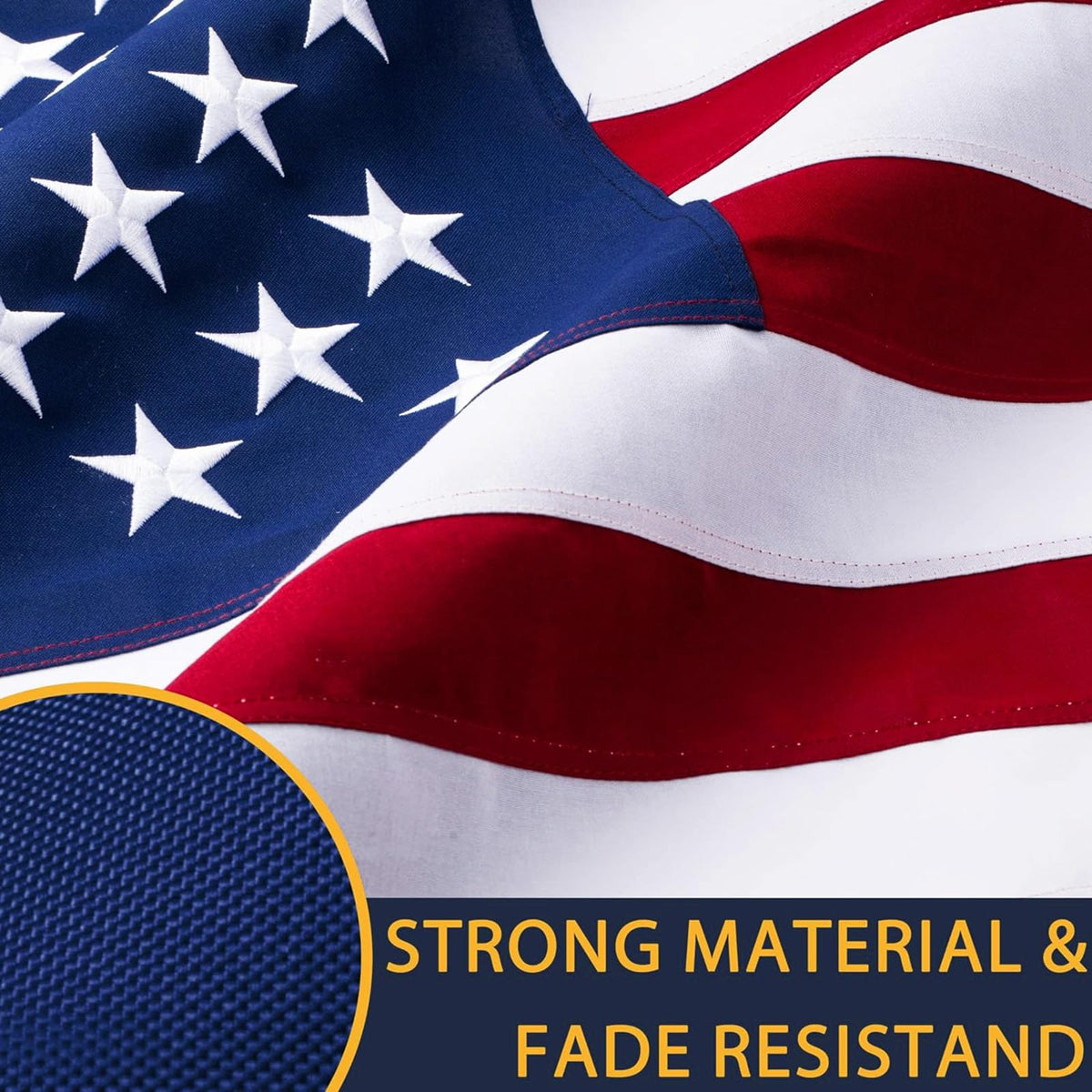 JPorton flag tear-proof fabric withstands outdoor conditions