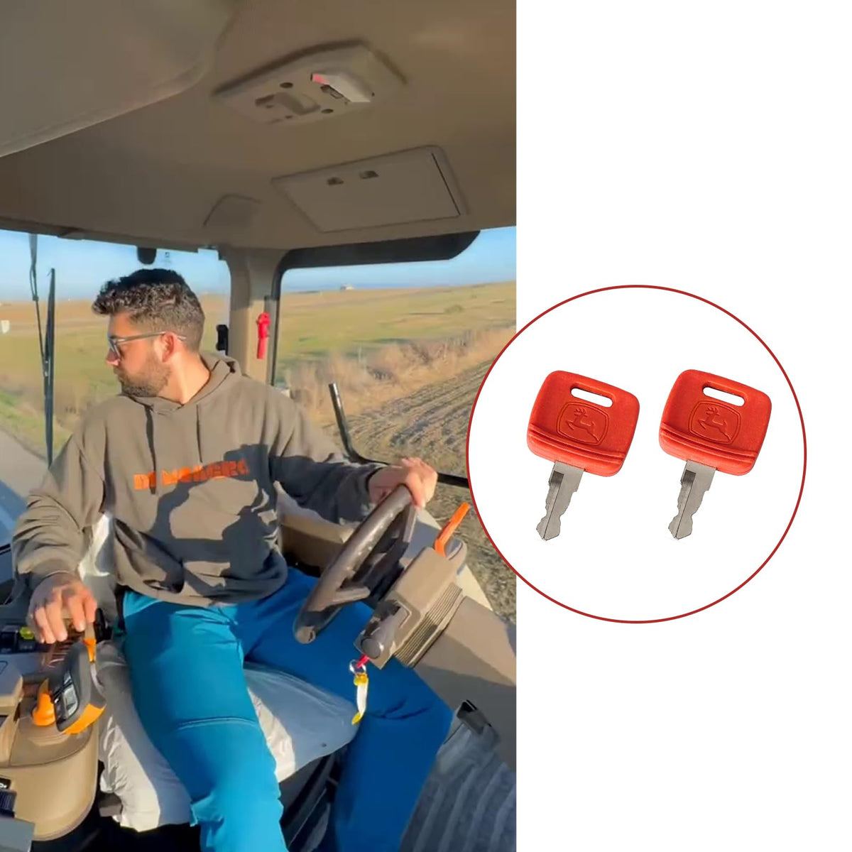 Six keys and two rope locks for flexible operation.
