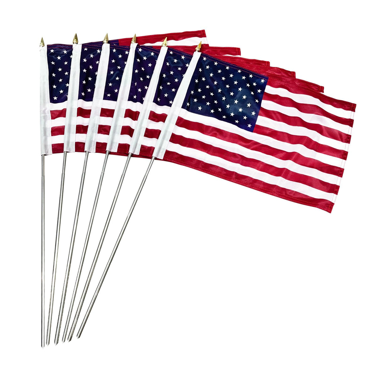 JRED 12x18 flag close-up showing vibrant color and durability