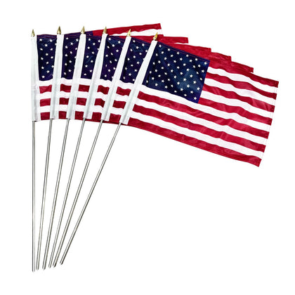 JRED 12x18 flag close-up showing vibrant color and durability