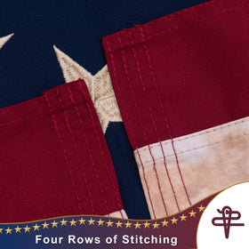 JRED premium cotton texture adds vintage charm to any space.
