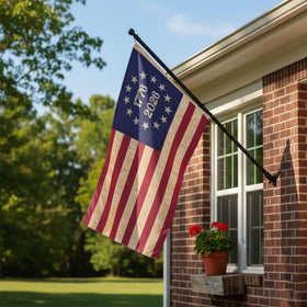 JRED embroidered stars flag with durable stitching for long-lasting pride.