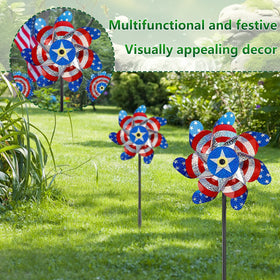 Jremreo bird deterrent pinwheels use reflections to deter birds.