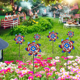 Jremreo easy-assembly pinwheels with adjustable height for flexible setup.