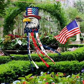 Jremreo USA Eagle Windsock indoor-display option brightens entryways