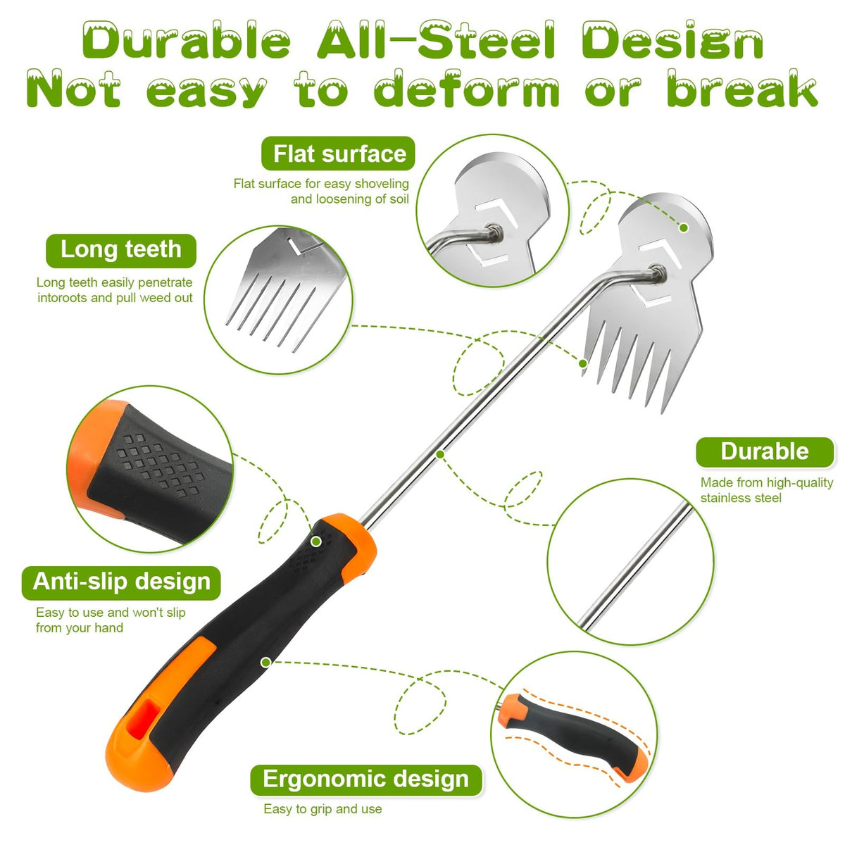 JRKJQBV tool built with durable steel for tough soil.