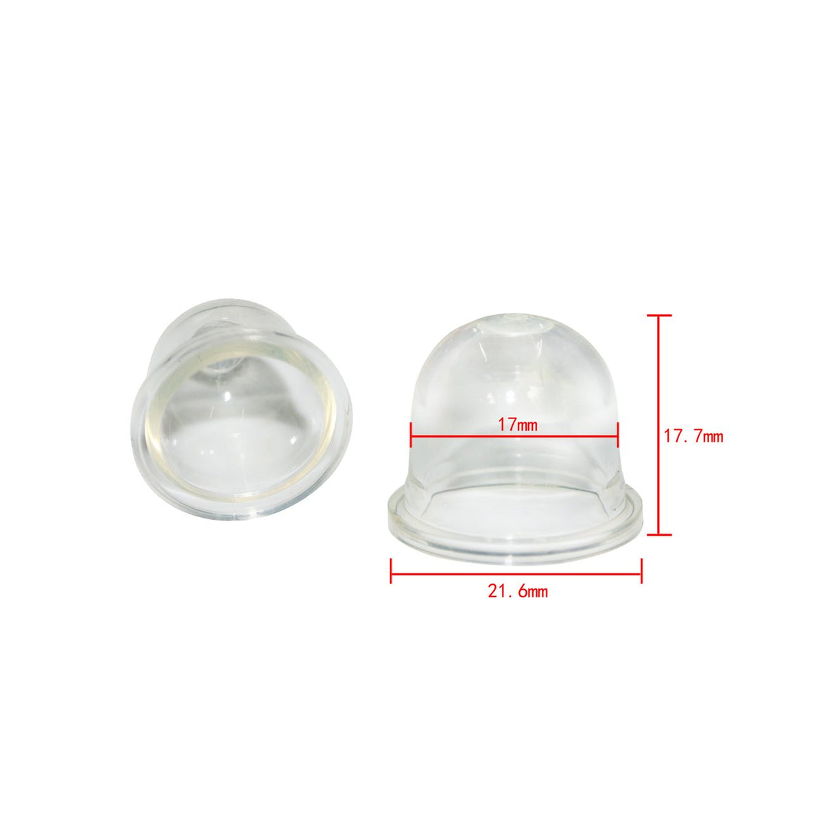 JRL bulbs for Husqvarna and Shindaiwa; durable metal construction.