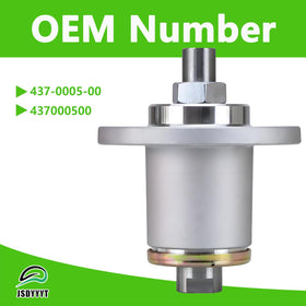 JSDYYYT spindle assembly for 54-inch Spartan deck supports precise cut performance.