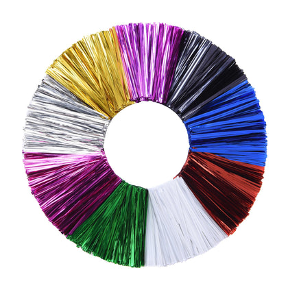 Jsehchya 3600pcs 4in twist ties secure bags for organized pantry storage.
