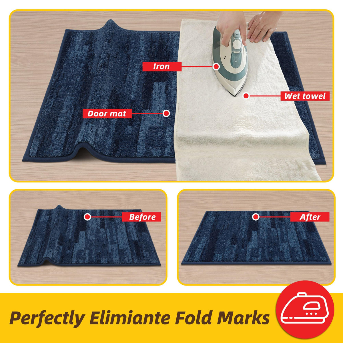 JSEI Dirt Trapper mat 32 by 48 inches offers full coverage entryway protection