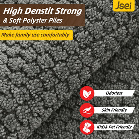 JSEI Dirt Trapper mat low-profile edge prevents door jams.