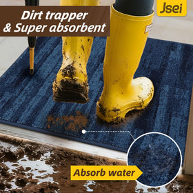 JSEI Dirt Trapper mat low profile design prevents tripping at entryways