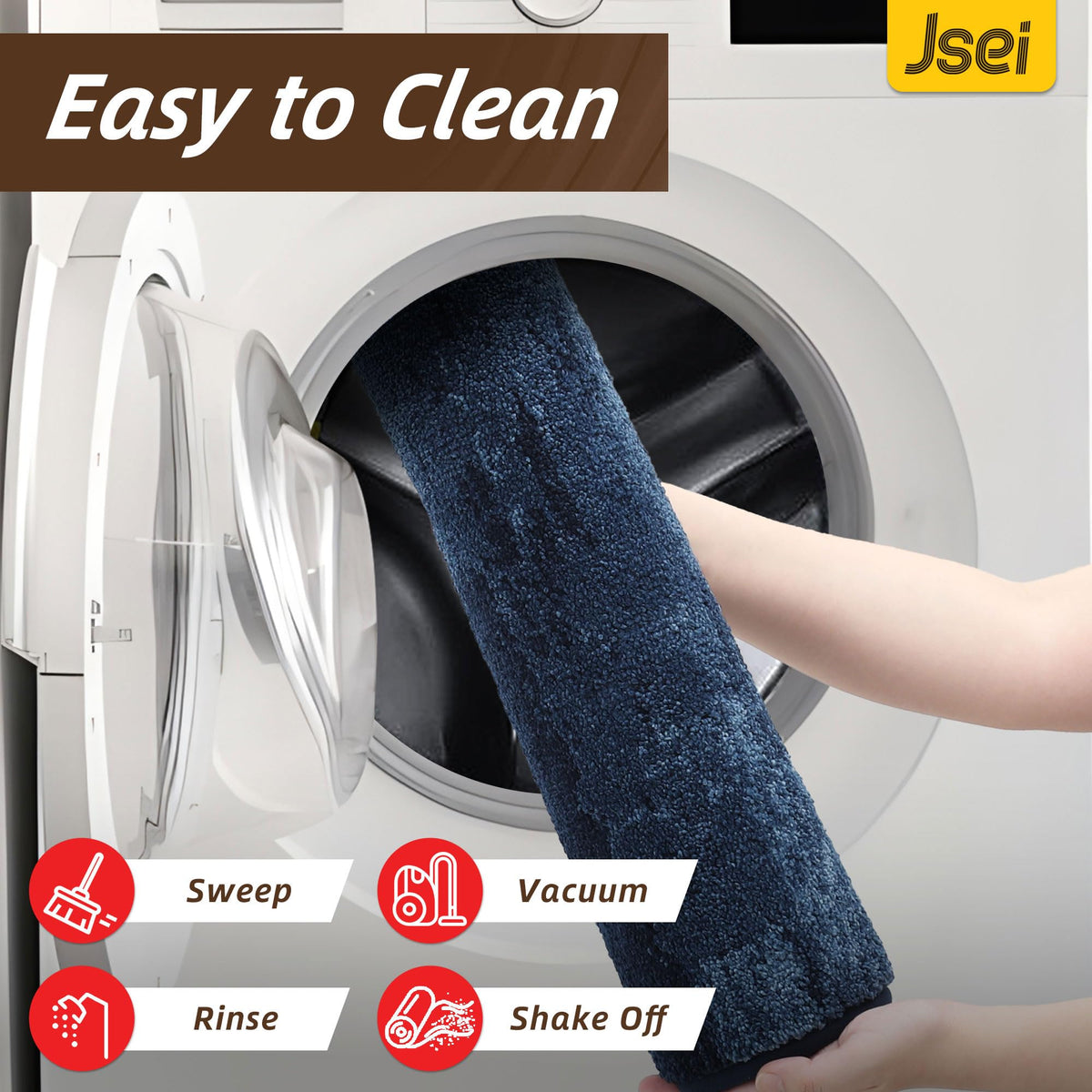 JSEI Dirt Trapper mat fabric is pet friendly and durable