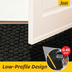 JSEI Dirt Trapper Door Mat pet-friendly durability stands up to active homes.